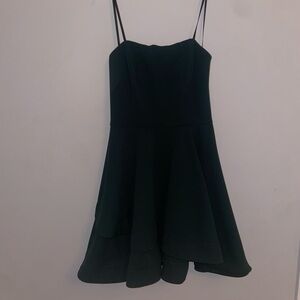 B. Darlin Dillards dark green strapless semi formal dress size 5/6 worn once